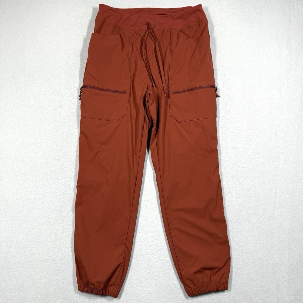 Patagonia Pants Womens Medium Quandary Joggers Mangrove Red Orange Cargo Hiking